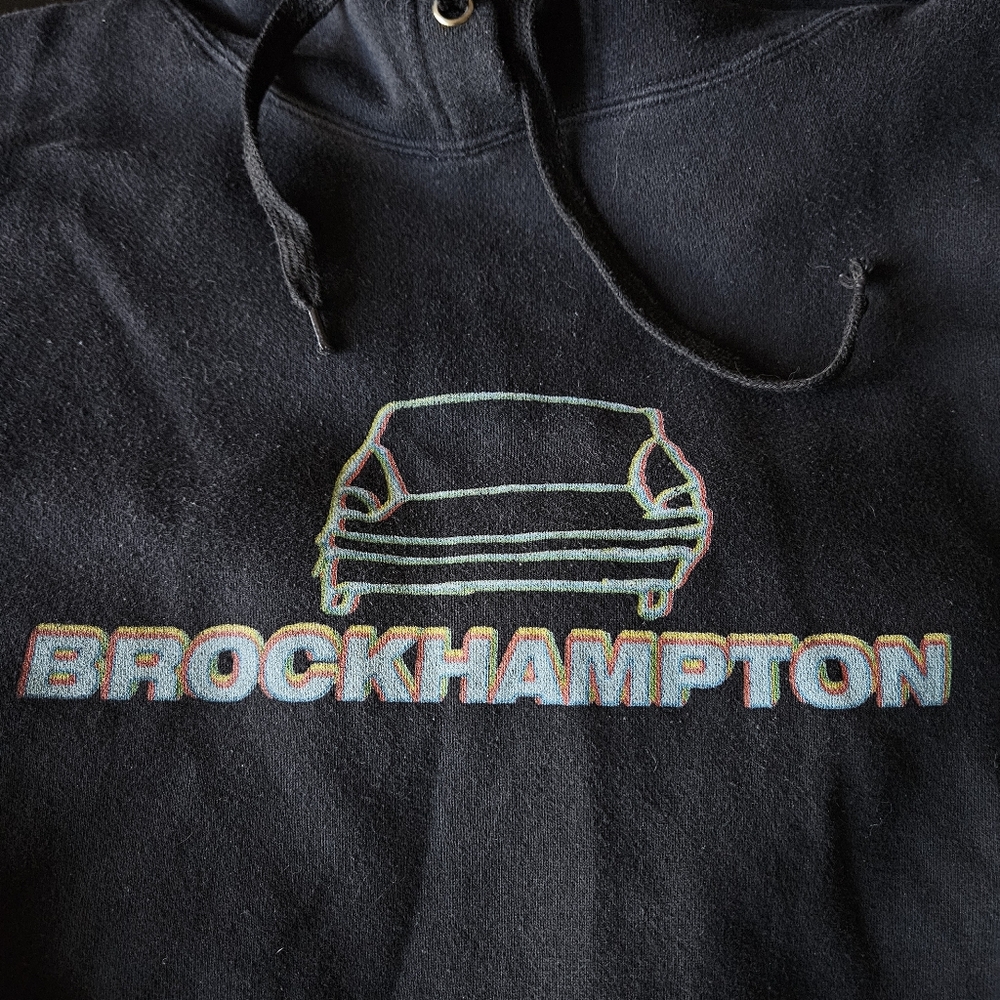 Brockhampton black cotton “couch” hoodie size medium